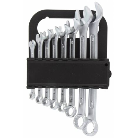 Chiavi combinate serie 8 pezzi utenseleria manuale attrezzi fai da te bricolage