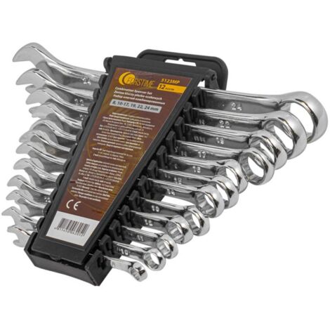 Chiavi combinate, set di chiavi da 8-24 mm, 12 pezzi