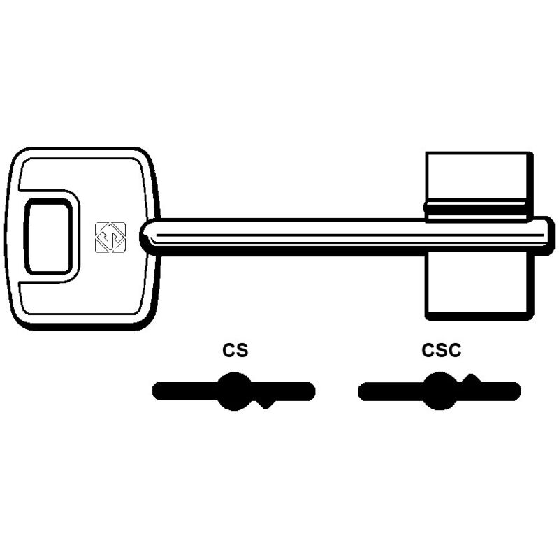 Image of Silca - Chiavi doppia mappa cisa - cs
