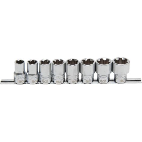 Chiavi e bussole BGS Technic 8806 acciaio cromato 8 pezzi
