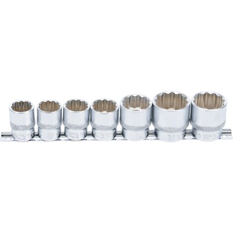 Chiavi e bussole BGS Technic 9109 7 pezzi 12 punti
