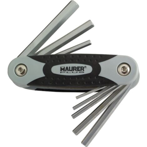 CHIAVI ESAGON.MASCHIO IN SERIE MAURER PLUS 8PZ PIEGHEV. - CF. BLISTER