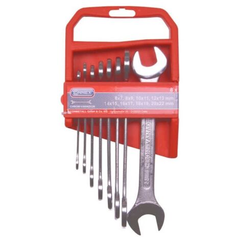 Chiavi Fisse Serie da 6 a 22 mm Set 8 Pz in Acciaio Masidef