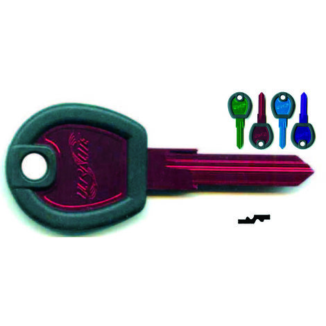 Chiavi huf per auto audi iveco pegaso volkswagen wt7u3 - wt7u3 ultralite rosse