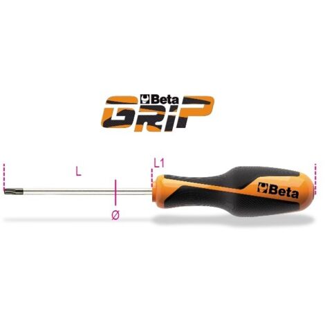 CHIAVI MASCHIO CON IMPUGNATURA PER VITI CON IMPRONTA TAMPER RESISTANT TORX® T40 ART. 1268RTX