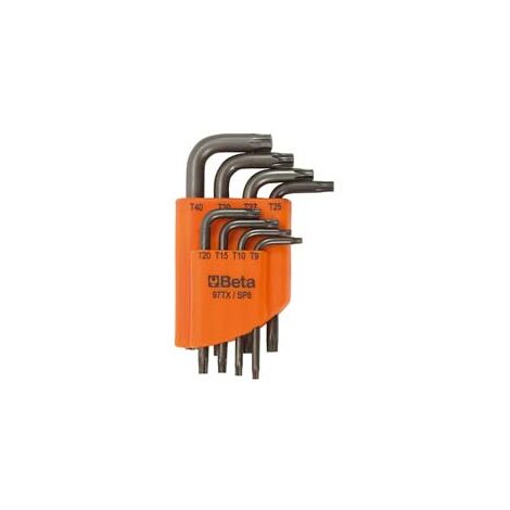 CHIAVI MASCHIO TORX PIEGATE CROMATE ART.97TX/S6    BETA