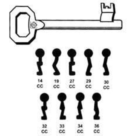 Chiavi Patent Per Serrature A Bussola Corni - 33 CC