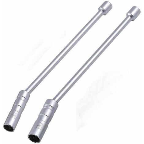 Chiavi per candele da 14 mm, 16 mm, estensibili, con bussola magnetica per candele, a dodici punte, da 3/8", chiavi per candele flessibili universali, strumento di rimozione chiavi.
