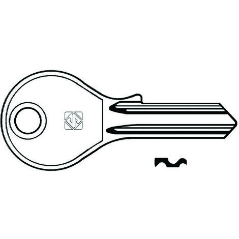 Chiavi per cilindri caf 4 spine piccole caf1 - caf1 dx