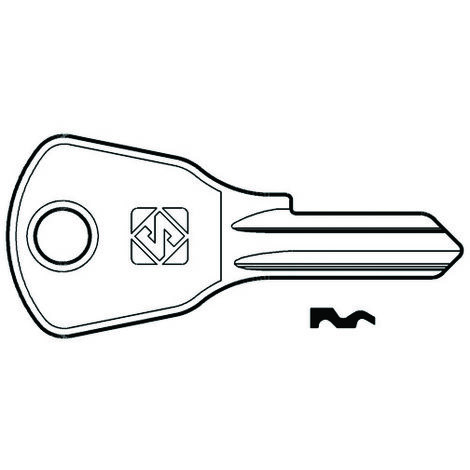 Chiavi per cilindri caf 4 spine piccole caf2 - caf2 dx