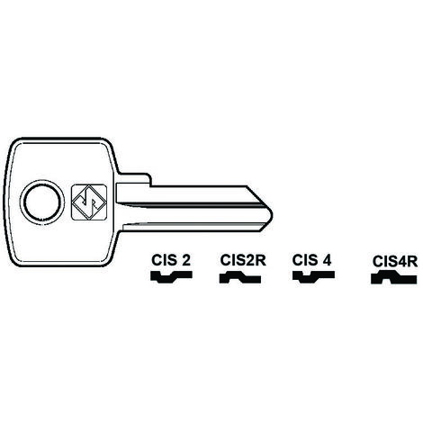 Chiavi per cilindri cas-cisma 4 spine piccole - cis4 dx