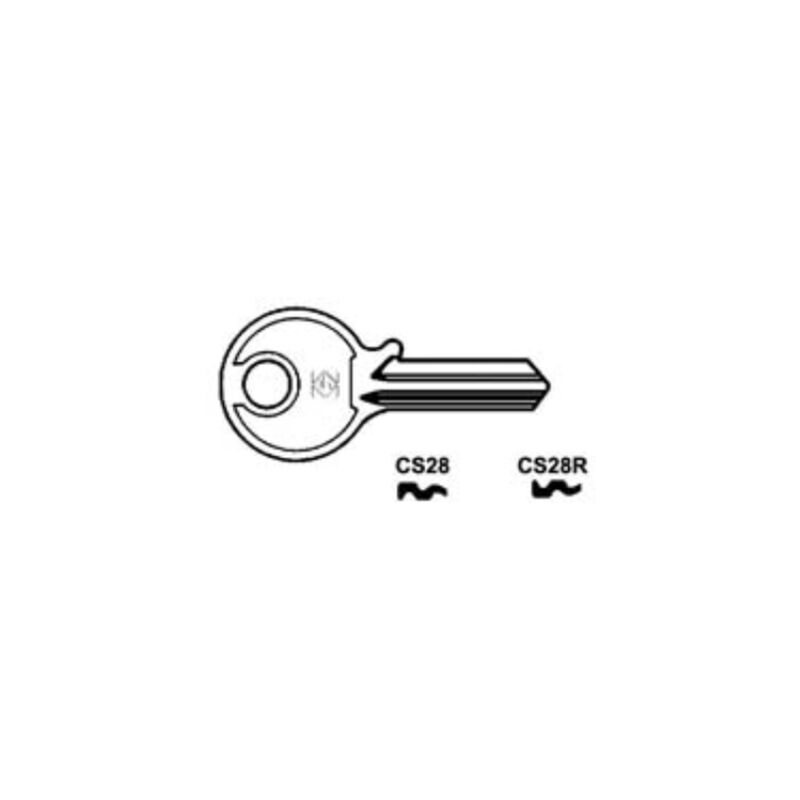 Silca - Chiavi per cilindri cisa 4 spine piccole