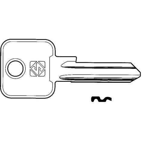 Chiavi per cilindri cisa 5 spine grandi cs46 - cs46 dx