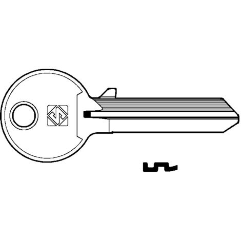 Chiavi per cilindri cisa 6 spine grandi cs501 - cs501 sx