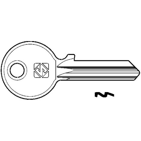 Chiavi per cilindri corbin 5 spine piccole cb85 - cb85 dx