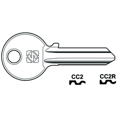 Chiavi per cilindri corni 5 spine grandi - cc2 dx