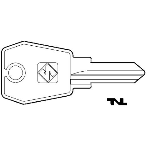 Chiavi per cilindri euro locks 7 spine piccole eu5r - eu5r sx