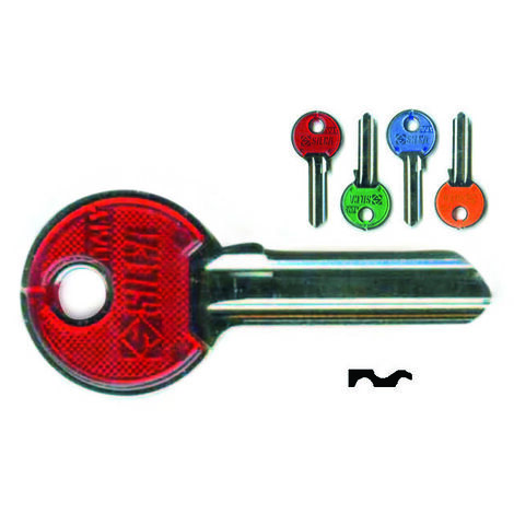 Chiavi per cilindri iseo 5 spine piccole ie3sl - ie3sl dx slim fluo colori assortiti