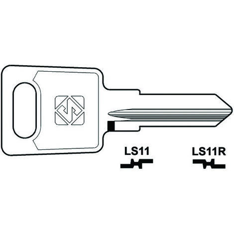 Chiavi per cilindri las 6 spine piccole - ls11r sx