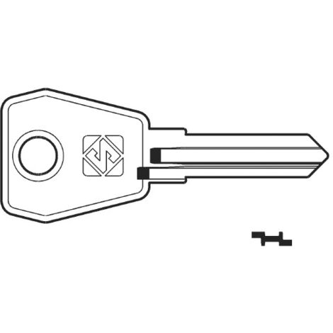 Chiavi per cilindri l&f 6-7-8 spine piccole lf45r - lf45r sx