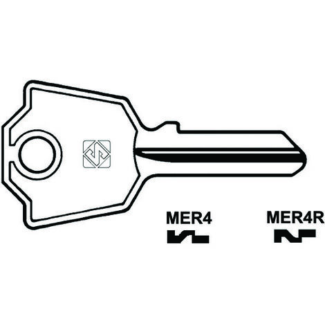 Chiavi per cilindri meroni 5 spine piccole - mer4 dx