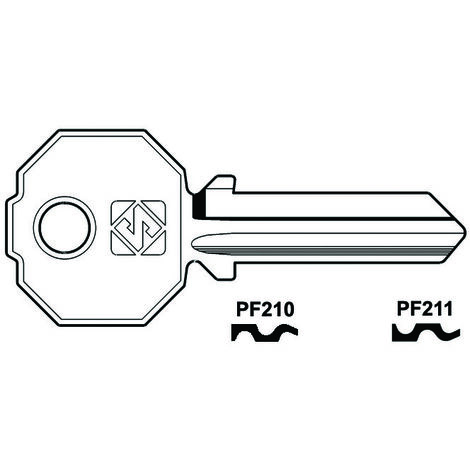 Chiavi per cilindri prefer 5 spine grandi - pf210 dx