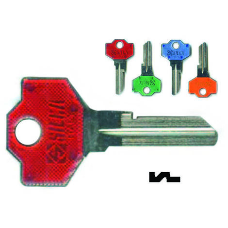 Chiavi per cilindri simeca 5 spine piccole sm1sl - sm1sl slim fluo colori assortiti