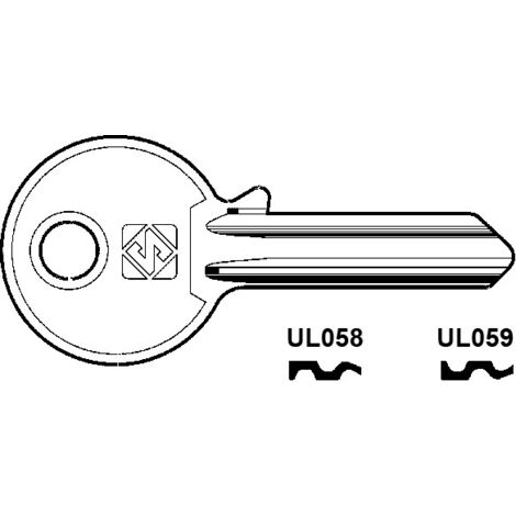 Chiavi per cilindri universal 5 spine piccole - ul059 sx