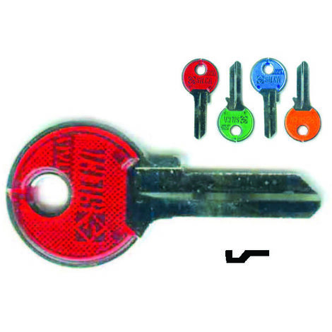 Chiavi per cilindri viro 5 spine piccole vi086sl - vi086sl dx slim fluo colori assortiti
