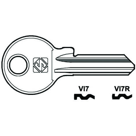 Chiavi per cilindri viro 5 spine piccole - vi7r sx