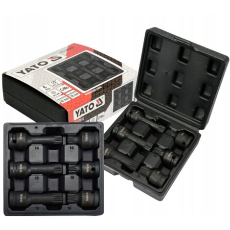 Chiavi per mozzi ruota-kit 6 pezzi bussole per avvitatori testa xzn m14-m16-m18
