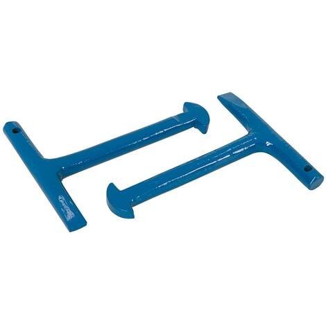 SILVERLINE Chiavi per passo d'uomo e botole 2 p.zi 125 mm