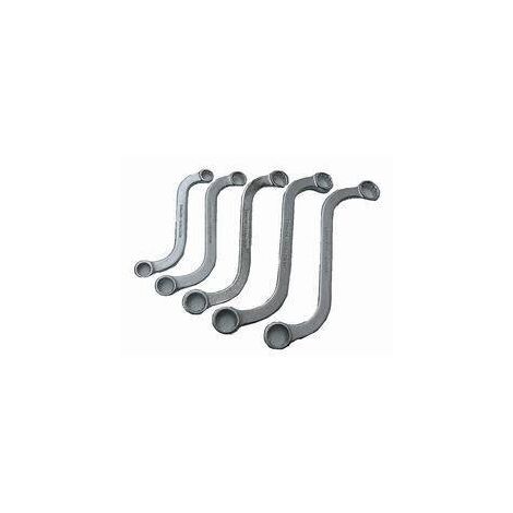 Chiavi poligonali doppie speciali a 'S' set 5 pz Wacktek