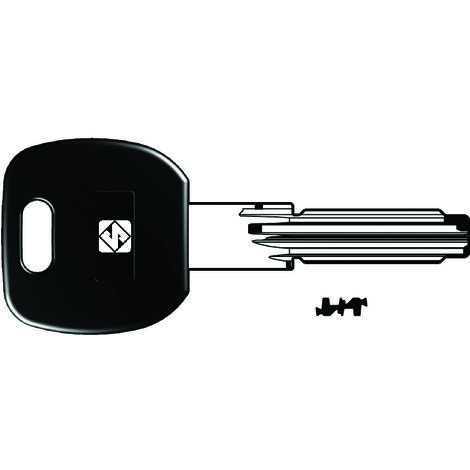 Chiavi punzonate per cilindri cisa 6+7 spine cs116p - cs116p