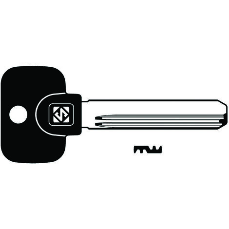 Chiavi punzonate per cilindri mul-t-lock 10 spine mtk4rpx - mtk4rpx