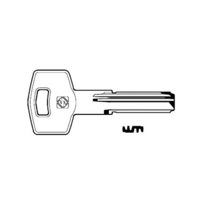 Silca - Chiavi punzonate per cilindri tesa 11 te19...