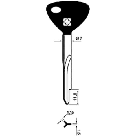Chiavi Silca Croce Xf1P Fe T.P. - 5 Pz
