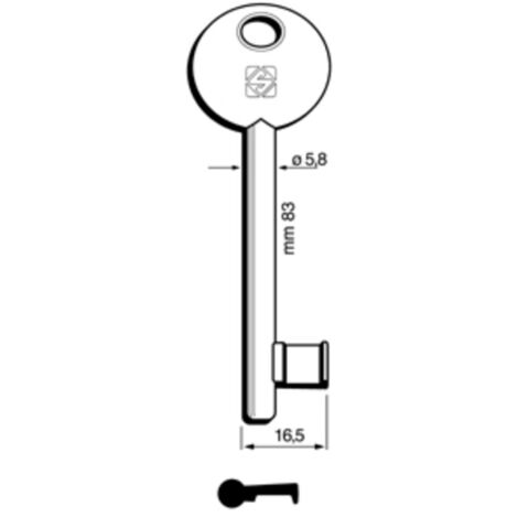 CHIAVI SILCA PATENT AGB-DISP 6P1S NI- 5,0 pz