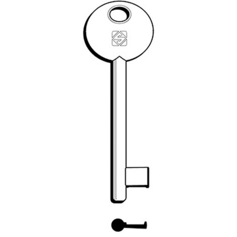 CHIAVI SILCA PATENT BON-P/PARI 6P2D NI GR.25. Prezzo per 1 pezzo.