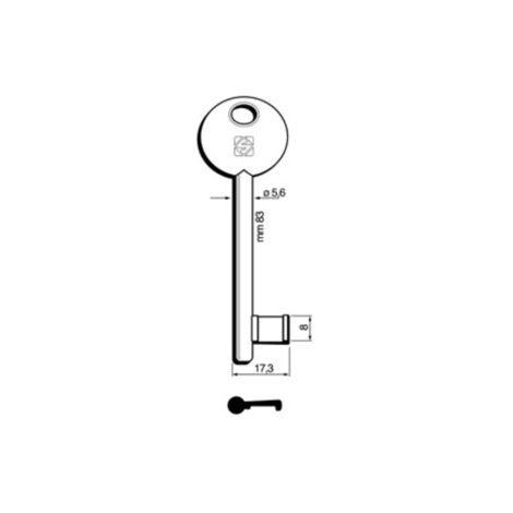 CHIAVI SILCA PATENT BONAITI DISPARI 6P3S BZ- 5,0 pz