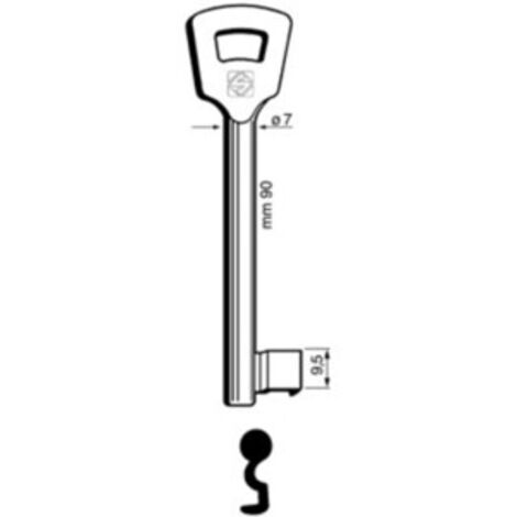 CHIAVI SILCA PATENT NFH4L OLC- 5,0 pz