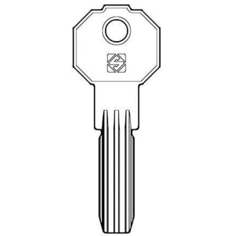 5pz Chiavi Punzonate Silca Pf20 Olc Gr.6/0