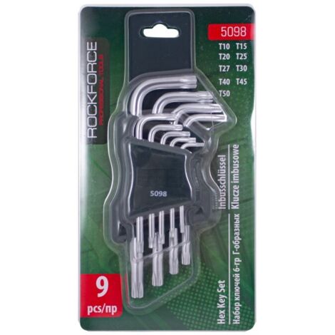 CHIAVI TORX T10-T50 9 PZ