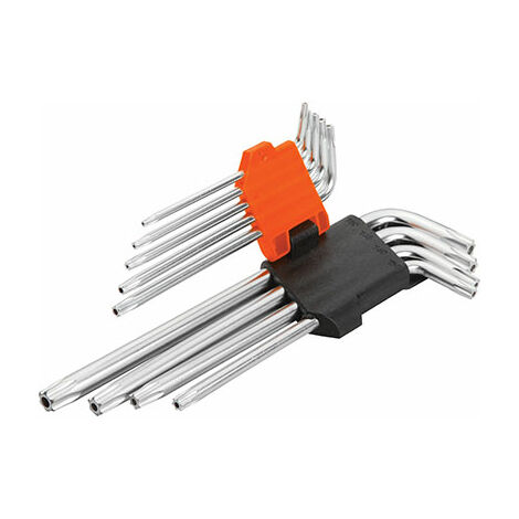  Serie 9 chiavi TORX a L 10-50 FERVI