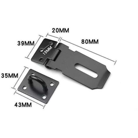 Chiavistelli e chiavistelli da 3 pollici, serrature per porte, lucchetti, bulloni e viti, adatti per porte, mobili, armadi, cassetti, credenze e giardini.