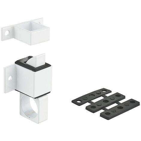 Chiavistello di chiusura per infisso finestra, gancio a molla, bianco - THIRARD