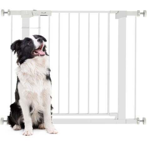Chiavistello di sicurezza a pressione, estensibile da 76 a 97 cm per scale e porte, bianco