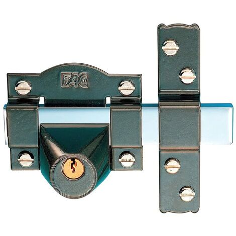 Chiavistello di sicurezza Fac 03014030 Grigio scuro Acciaio 38 mm
