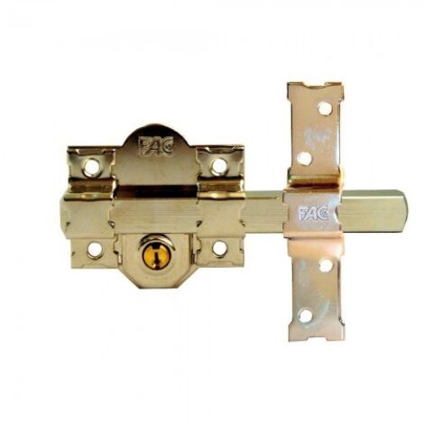 Chiavistello di sicurezza Fac 201-l/80 Acciaio Grigio scuro 50 mm 80 mm