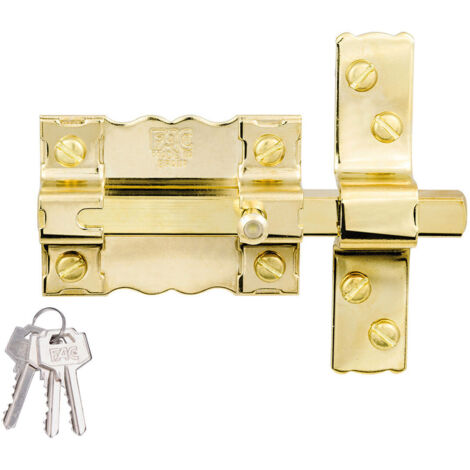 Chiavistello per porta Fac 300-p/87 Dorato Barretta per capelli